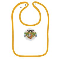 Infant Contrast Trim Terry Bib Thumbnail