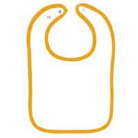 Infant Contrast Trim Terry Bib Thumbnail