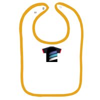 Infant Contrast Trim Terry Bib Thumbnail