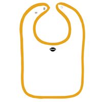 Infant Contrast Trim Terry Bib Thumbnail