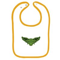 Infant Contrast Trim Terry Bib Thumbnail