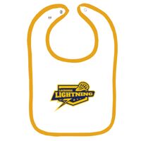 Infant Contrast Trim Terry Bib Thumbnail