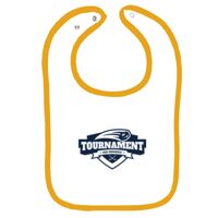 Infant Contrast Trim Terry Bib Thumbnail