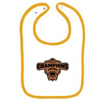 Infant Contrast Trim Terry Bib Thumbnail