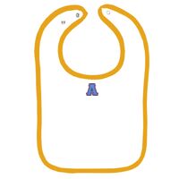 Infant Contrast Trim Terry Bib Thumbnail