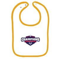 Infant Contrast Trim Terry Bib Thumbnail