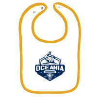 Infant Contrast Trim Terry Bib Thumbnail