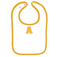 Infant Contrast Trim Terry Bib Thumbnail