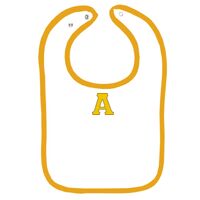 Infant Contrast Trim Terry Bib Thumbnail