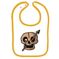 Infant Contrast Trim Terry Bib Thumbnail