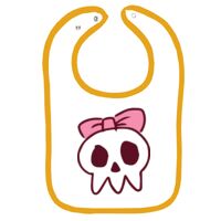 Infant Contrast Trim Terry Bib Thumbnail