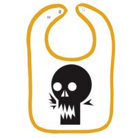 Infant Contrast Trim Terry Bib Thumbnail