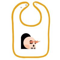 Infant Contrast Trim Terry Bib Thumbnail