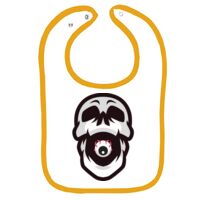 Infant Contrast Trim Terry Bib Thumbnail