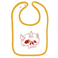 Infant Contrast Trim Terry Bib Thumbnail