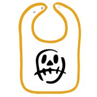 Infant Contrast Trim Terry Bib Thumbnail