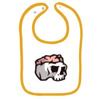 Infant Contrast Trim Terry Bib Thumbnail