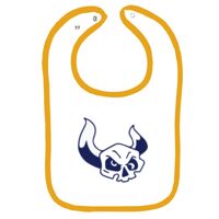 Infant Contrast Trim Terry Bib Thumbnail