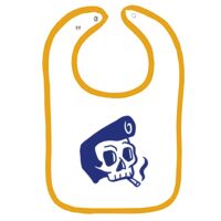 Infant Contrast Trim Terry Bib Thumbnail