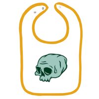 Infant Contrast Trim Terry Bib Thumbnail