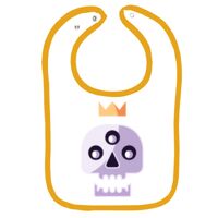 Infant Contrast Trim Terry Bib Thumbnail