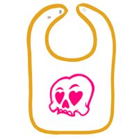 Infant Contrast Trim Terry Bib Thumbnail