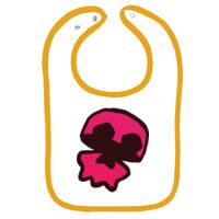 Infant Contrast Trim Terry Bib Thumbnail