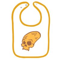 Infant Contrast Trim Terry Bib Thumbnail