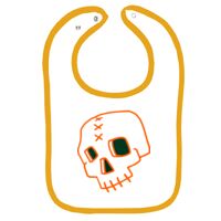Infant Contrast Trim Terry Bib Thumbnail