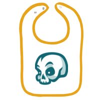 Infant Contrast Trim Terry Bib Thumbnail
