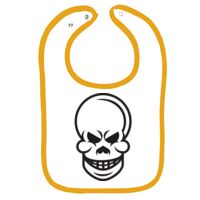 Infant Contrast Trim Terry Bib Thumbnail