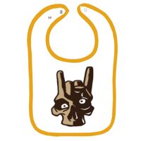 Infant Contrast Trim Terry Bib Thumbnail