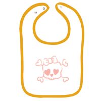 Infant Contrast Trim Terry Bib Thumbnail