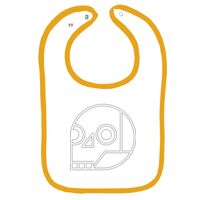 Infant Contrast Trim Terry Bib Thumbnail