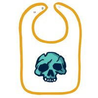 Infant Contrast Trim Terry Bib Thumbnail