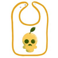 Infant Contrast Trim Terry Bib Thumbnail