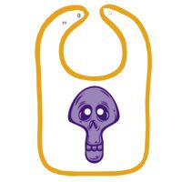 Infant Contrast Trim Terry Bib Thumbnail