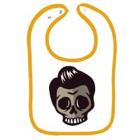 Infant Contrast Trim Terry Bib Thumbnail