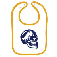 Infant Contrast Trim Terry Bib Thumbnail