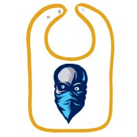 Infant Contrast Trim Terry Bib Thumbnail