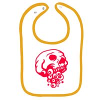 Infant Contrast Trim Terry Bib Thumbnail