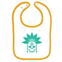 Infant Contrast Trim Terry Bib Thumbnail