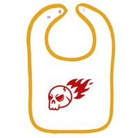 Infant Contrast Trim Terry Bib Thumbnail