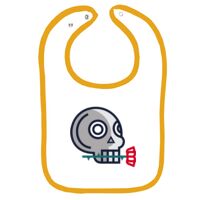 Infant Contrast Trim Terry Bib Thumbnail