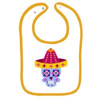 Infant Contrast Trim Terry Bib Thumbnail