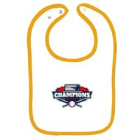 Infant Contrast Trim Terry Bib Thumbnail