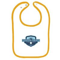 Infant Contrast Trim Terry Bib Thumbnail