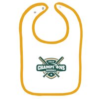 Infant Contrast Trim Terry Bib Thumbnail