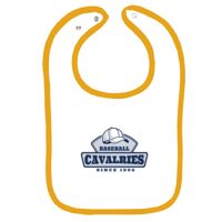 Infant Contrast Trim Terry Bib Thumbnail