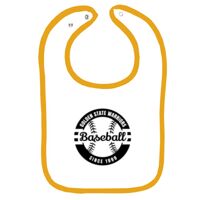 Infant Contrast Trim Terry Bib Thumbnail